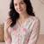 Women Floral Embroidered Empire Thread Work Pure Cotton Kurta with Trousers & With Dupatta