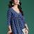 Floral Printed Empire Pure Cotton Kurta with Trousers