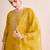 Women Ethnic Motifs Embroidered Regular Gotta Patti Kurta with Trousers & With Dupatta