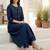Women Panelled Thread Work Liva Kurta with Trousers