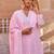Women Ethnic Motifs Embroidered Cotton Kurta with Trousers & Dupatta