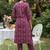 Women Ethnic Motifs Printed Regular Pure Cotton Kurta with Trousers