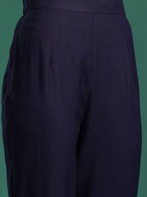 Floral Embroidered Sequinned Kurta with Trousers 3