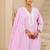 Women Ethnic Motifs Embroidered Regular Chikankari Pure Cotton Kurta with Trousers & With Dupatta