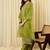 Women Ethnic Motifs Embroidered Regular Kurta with Trousers & With Dupatta