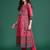 Ethnic Motifs Pure Cotton Kurta with Trousers & Dupatta
