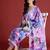 Floral Printed Thread Work Kurta with Trousers & Dupatta