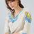 Women Printed Regular Thread Work Pure Cotton Kurta with Trousers