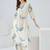 Women Printed Regular Thread Work Pure Cotton Kurta with Trousers