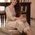 Women Ethnic Motifs Embroidered Regular Thread Work Pure Cotton Kurta with Trousers
