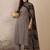 women printed regular  cotton kurta with trousers & with dupatta