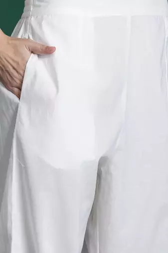 Floral Printed Regular Pure Cotton Kurta with Trousers & Dupatta