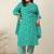Plus Size Ethnic Motifs Printed Regular Kurta with Trousers & With Dupatta
