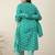 Plus Size Ethnic Motifs Printed Regular Kurta with Trousers & With Dupatta