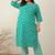 Plus Size Ethnic Motifs Printed Regular Kurta with Trousers & With Dupatta