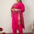 Plus Size Ethnic Motifs Regular Thread Work Kurta with Trousers & With Dupatta