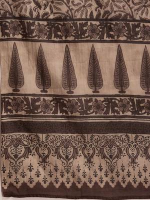 Ethnic Motifs Printed Pure Cotton Straight Kurta with Palazzos & Dupatta 4