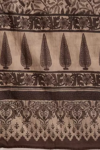 Ethnic Motifs Printed Pure Cotton Straight Kurta with Palazzos & Dupatta