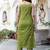 Floral Printed V-Neck Pure Cotton Straight Kurta With Trouser And Dupatta