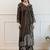 Women Printed Regular Beads and Stones Kurta with Trousers
