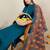 Women Solid Embroidered Kurta with Trousers & Dupatta