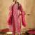 Floral Printed Straight Thread Work Kurta with Trousers & Dupatta