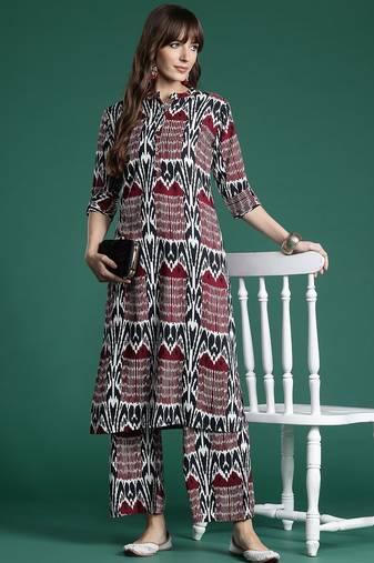 Printed Regular Kurta with Palazzos