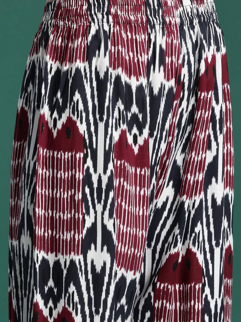Printed Regular Kurta with Palazzos