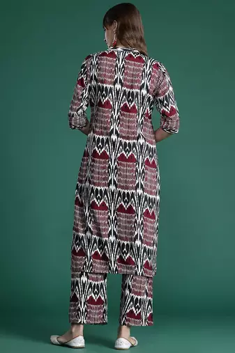 Printed Regular Kurta with Palazzos