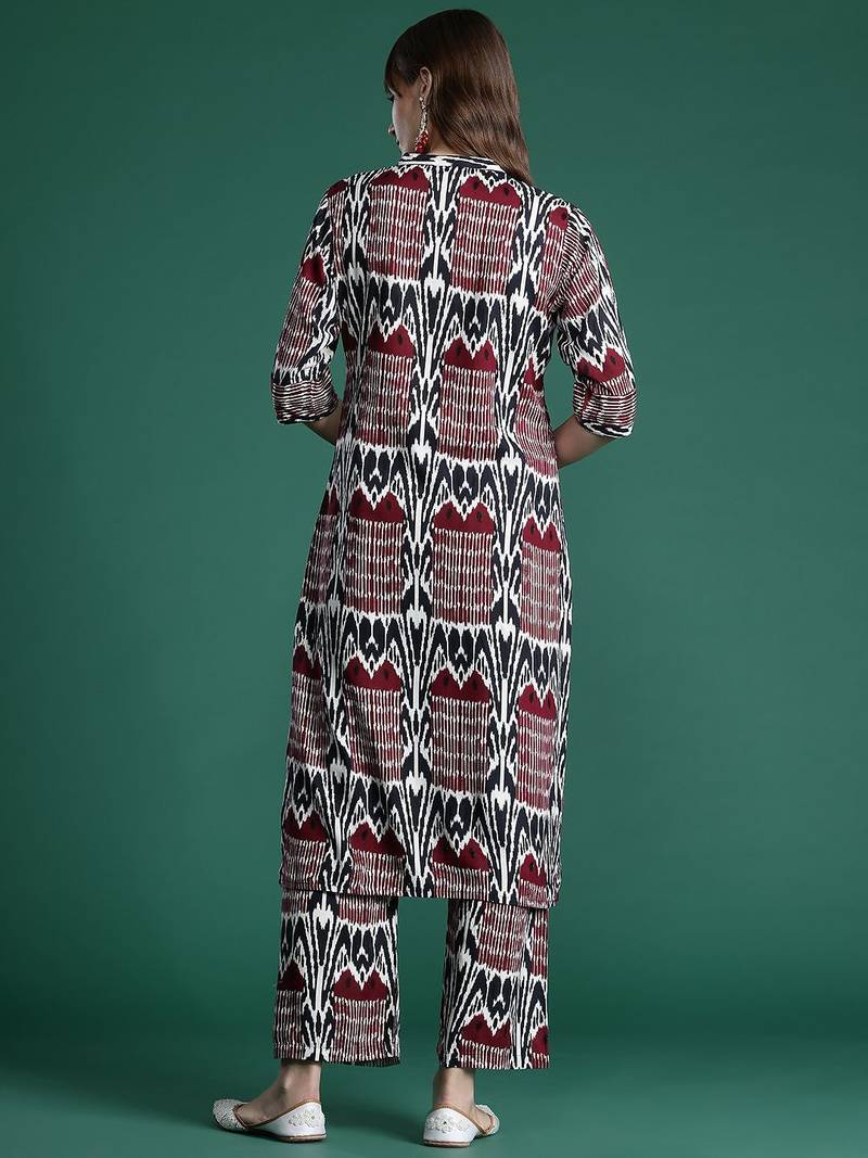 Printed Regular Kurta with Palazzos