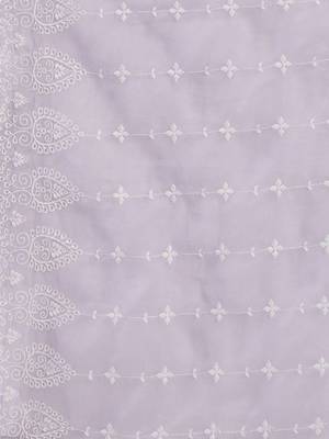 women ethnic motifs thread work  cotton kurta with trousers & with dupatta 5