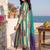 Women Printed Regular Thread Work Pure Cotton Kurta with Trousers & With Dupatta