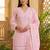 Women Ethnic Motifs Embroidered Regular Thread Work Pure Cotton Kurta with Trousers & With Dupatta