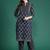 Ethnic Motifs Printed Thread Work Pure Cotton Kurta with Trousers