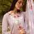 Floral Embroidered Straight Kurta With Trousers & Dupatta
