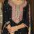 Paisley Embroidered Sequinned Straight Kurta With Sharara And Dupatta