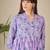 Adults-Women Floral Printed Cotton A-Line Kurta with Trousers