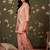 Women Floral Embroidered Regular Thread Work Linen Kurta with Trousers