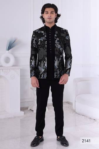 Velvet open jodhpuri for men | premium men's ethnic wear
