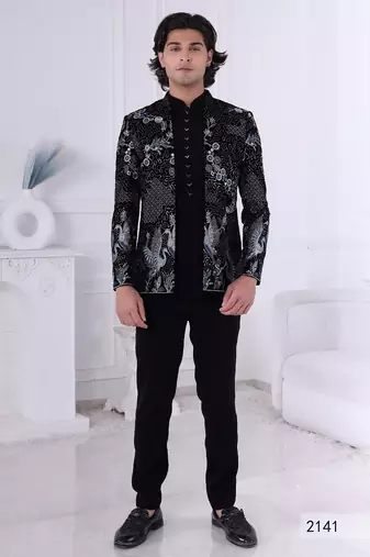 Velvet open jodhpuri for men | premium men's ethnic wear