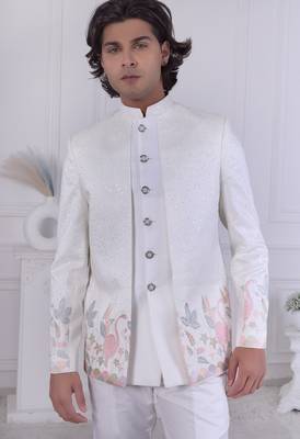 White jodhpuri for men | premium men's ethnic wear 2