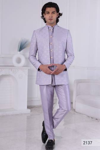 Purple open jodhpuri for men | premium men's ethnic wear