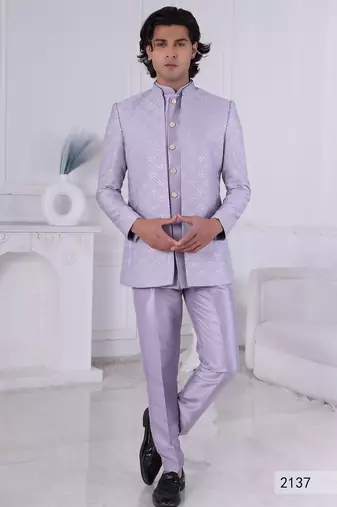 Purple open jodhpuri for men | premium men's ethnic wear