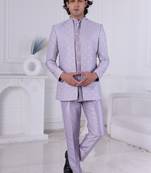 Purple open jodhpuri for men | premium men's ethnic wear
