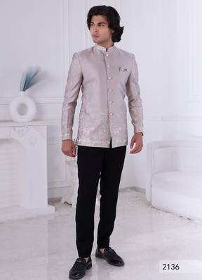 Pink jodhpuri for men | premium men's ethnic wear 1