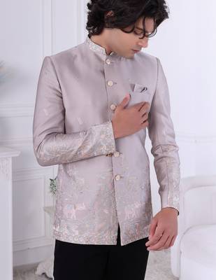 Pink jodhpuri for men | premium men's ethnic wear 2
