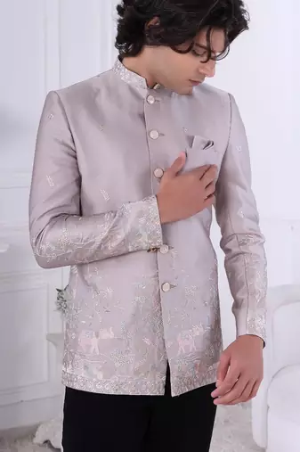 Pink jodhpuri for men | premium men's ethnic wear
