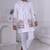 White open indowestern for men | premium men's ethnic wear