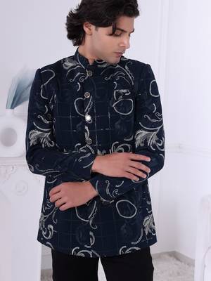 Turquoise jodhpuri for men | premium men's ethnic wear 2