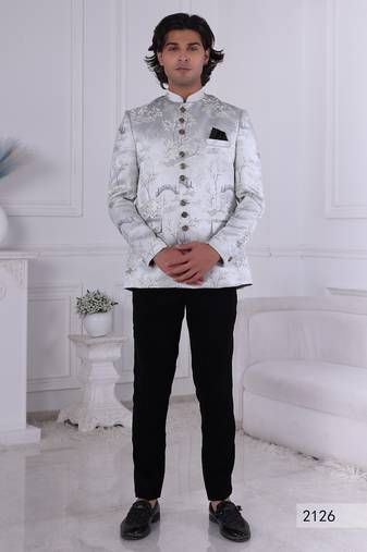 Grey jodhpuri for men | premium men's ethnic wear